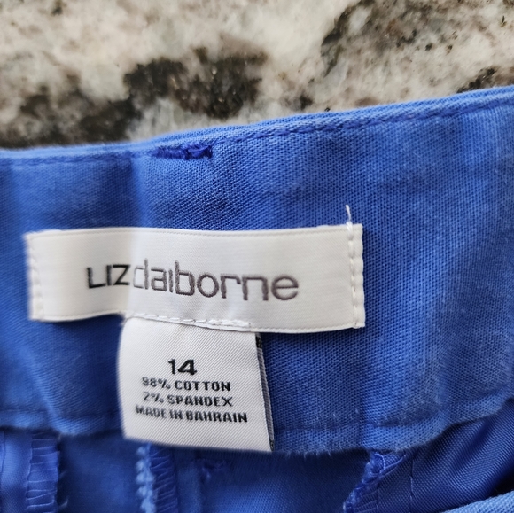 LIZ CLAIBORNE Cotton Pants Size 14 - Picture 3 of 5